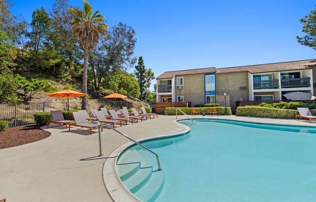 Resort-Style Pool at Veranda La Mesa in La Mesa, CA 91942