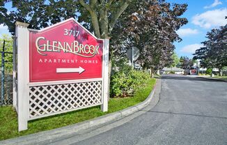 Glenbrook Apartments- Where we offer 1 and 2 bedroom apartments home with W/D in unit. Call today for more information