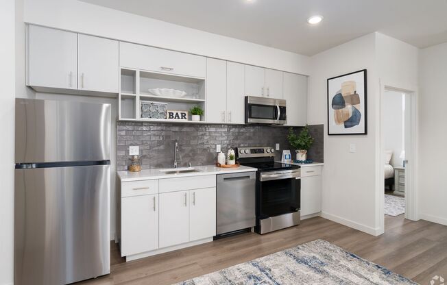 2 beds, 2 baths, 998 sqft, $1,700, Unit A-204