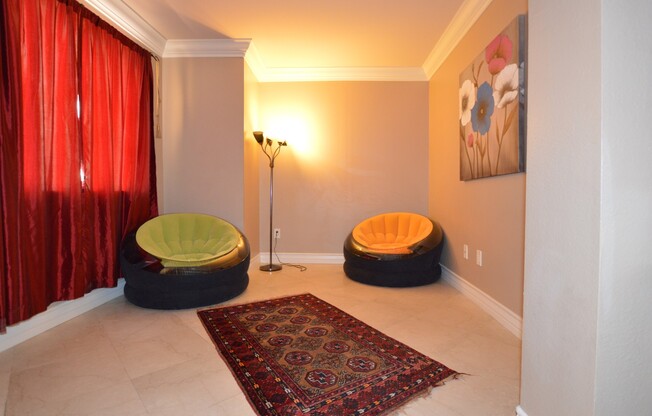 Meridian 2Bdr | 2Bath Luxury Condo w/Den, Valencia floor plan.