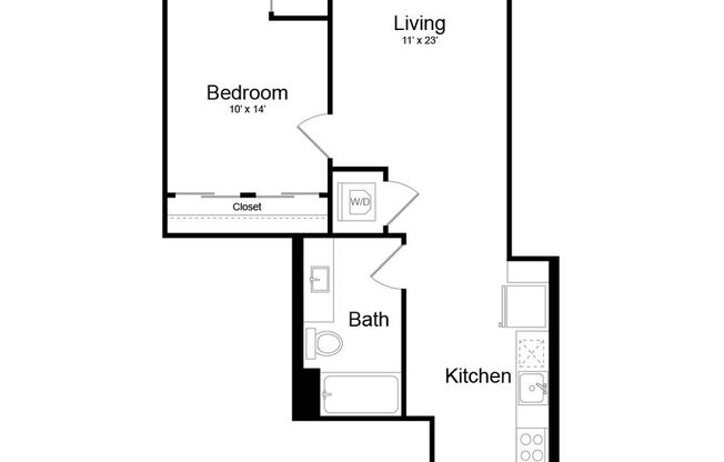 1 bed, 1 bath, 731 sqft, $2,150, Unit 305