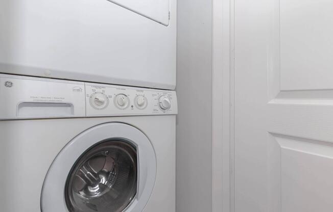 a washer in a kitchen