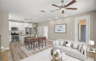 Livingroom at Bella Victoria Apartments
