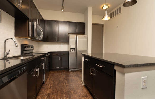 Kitchen with Stainless Steel Appliances