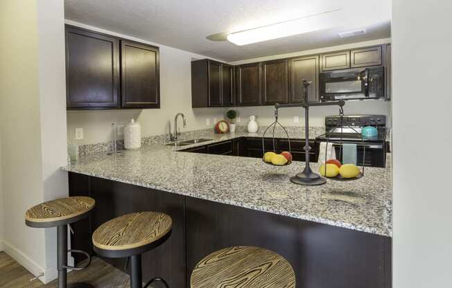 our apartments offer a kitchen