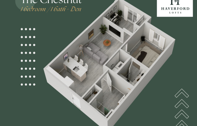 1 bed, 1 bath, 505 sqft, $1,700, Unit 1C