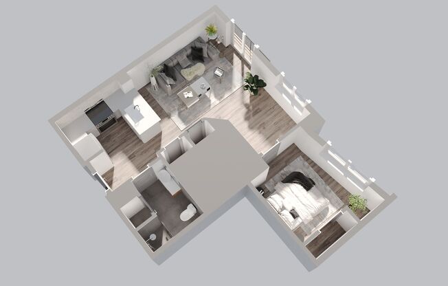 1 bed, 1 bath, 750 sqft, $2,800, Unit 303
