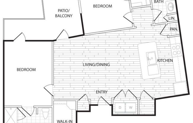 2 beds, 2 baths, 1,183 sqft, $2,090