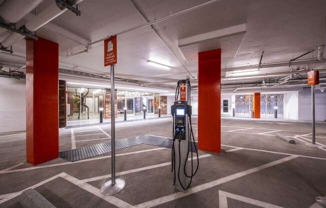 EV charging station at Capitol650