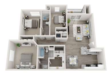 3 beds, 2 baths, 1,377 sqft, $1,475