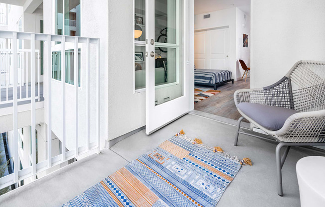 Balcony seating at G12, Los Angeles