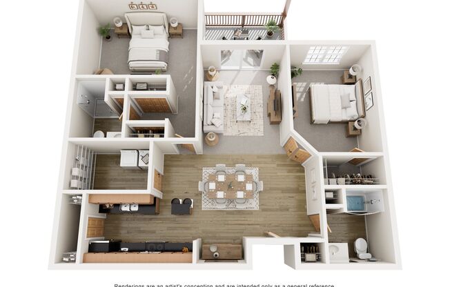 2 beds, 2 baths, 1,239 sqft, $2,095, Unit 231