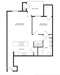 1 bed, 1 bath, 915 sqft, $1,400