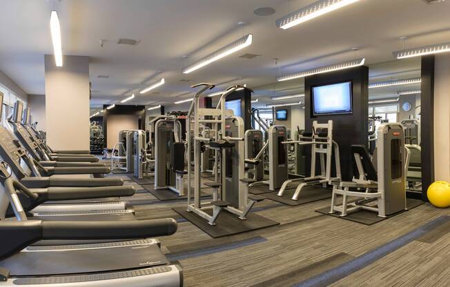 Updated Fitness Center with Cardio Theatre
