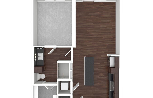 1 bed, 1 bath, 713 sqft, $1,415