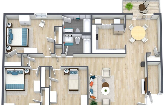 3 beds, 2 baths, 1,200 sqft, $1,320