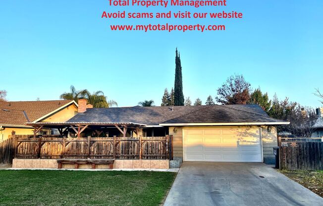 1612 N. NORMAN DR. - 3 BEDROOM 2 BATHROOM - VISALIA