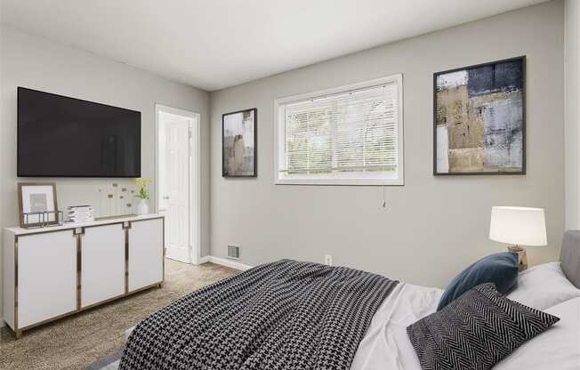 Bedroom at Pinewood Townhomes, Tucker, 30084
