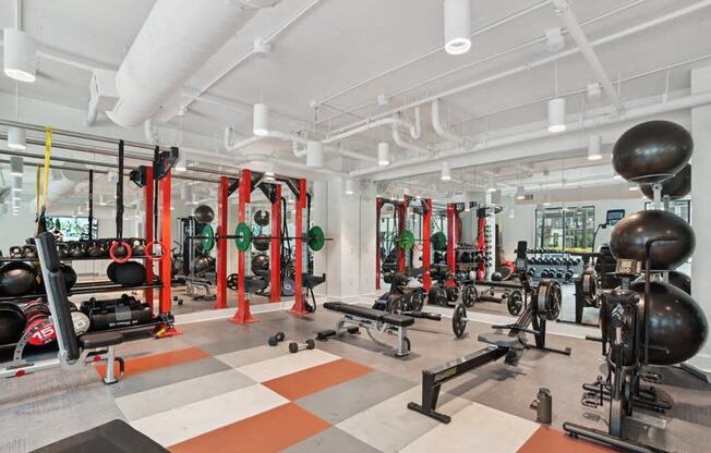 Fitness Studio at Link Apartments® Montford, Charlotte