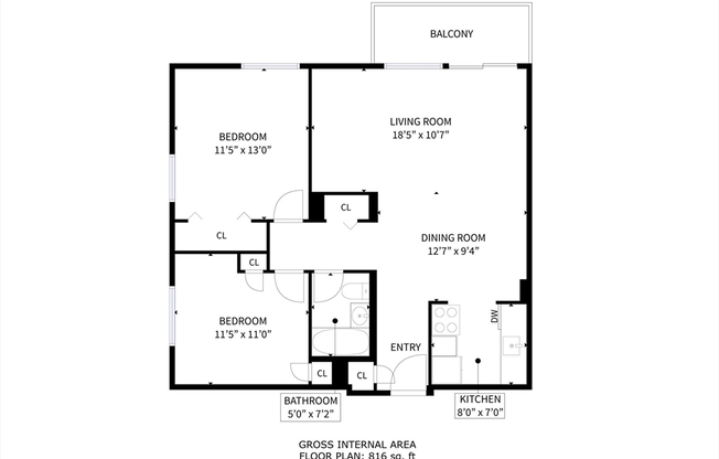 2 beds, 1 bath, 800 sqft, $2,495, Unit 41