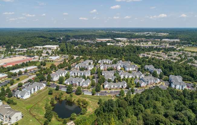 Swift Creek Commons Apartments - Exterior aerial of property