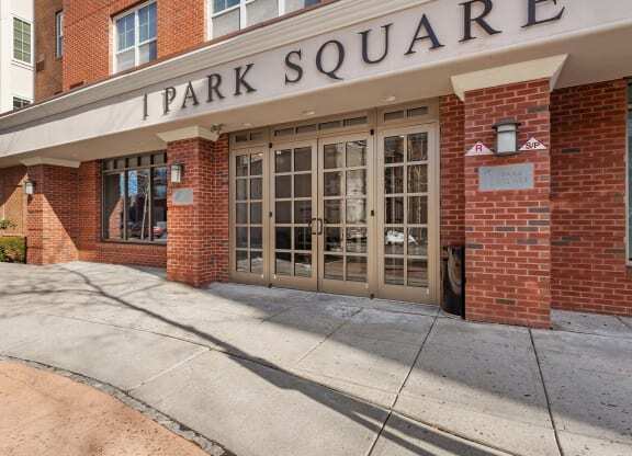 Entrance View at Park Square Apartments, New Jersey, 07065