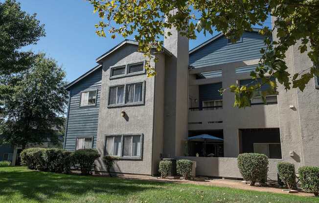 Autumn Oaks building exterior patios and decks