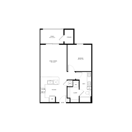 1 bed, 1 bath, 650 sqft, $1,259