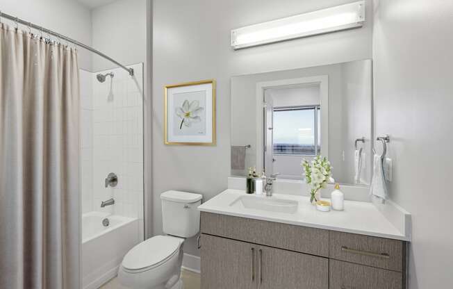 Modern Designed Bathrooms at The Oxford Apartments, Oxon Hill