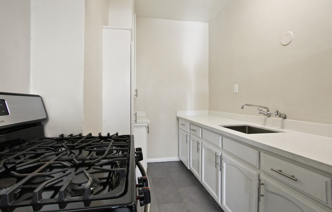 Ancelle Apartments - Studio Kitchen