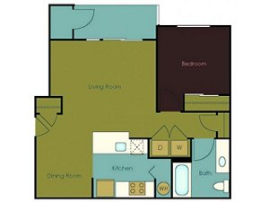 1 bed, 1 bath, 820 sqft, $1,700