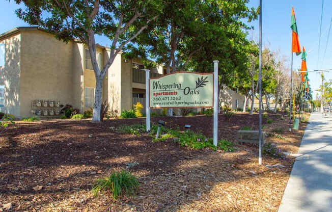 Whispering Oaks Property Sign