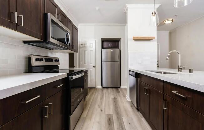 Galley Style Kitchen