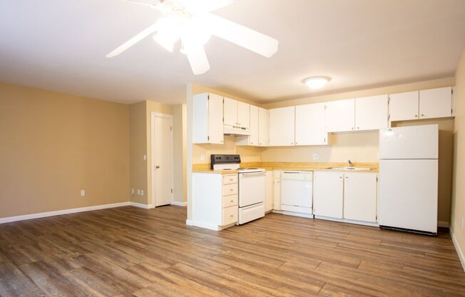 RENT SPECIAL! Bright Top Floor Renovated 1 Bed Overlooking Creek!