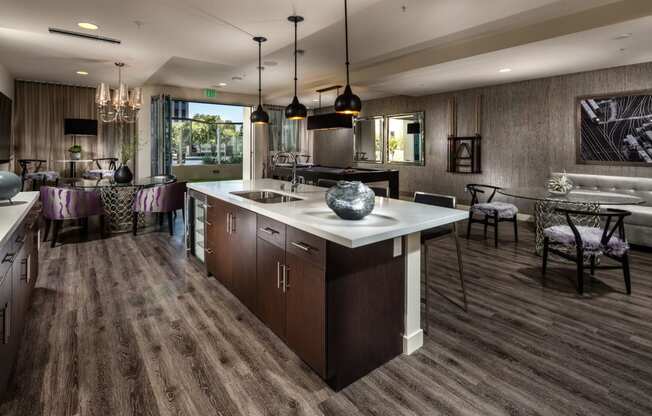 Clubhouse With Catering Kitchen at Berkshire K2LA, California