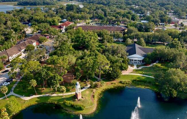 aerial view of the neighborhood near Reveal Heathrow apartments