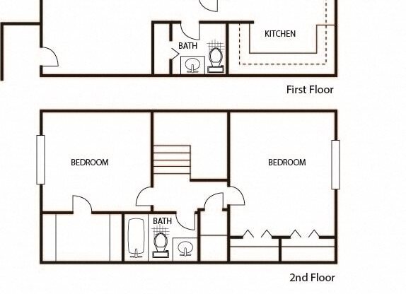 2 beds, 1.5 baths, 1,150 sqft, $1,544