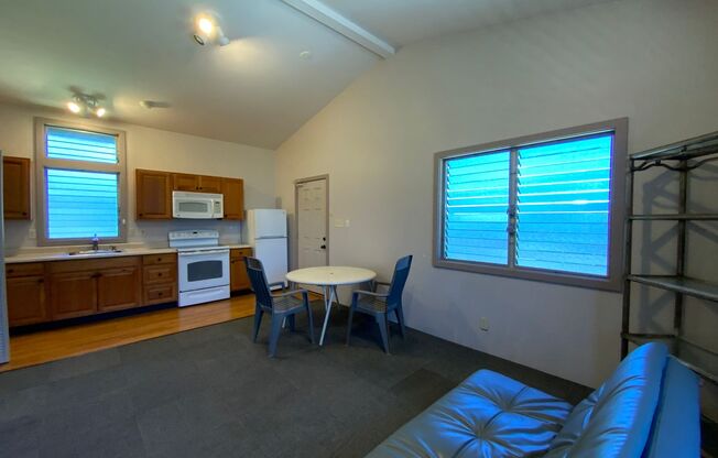 FULLY FURNISHED KAIMUKI 1 BEDROOM UNIT TUCKED AWAY IN BACK OF PROPERTY