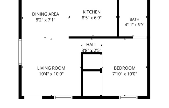 1 bed, 1 bath, $1,150, Unit 714