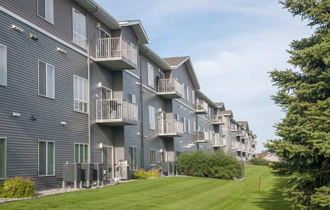 Exterior The Gardens Apartments Balconies