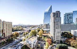 High-rise Luxury 1 Bedroom Buckhead Condo, Skyline Views of Atlanta!