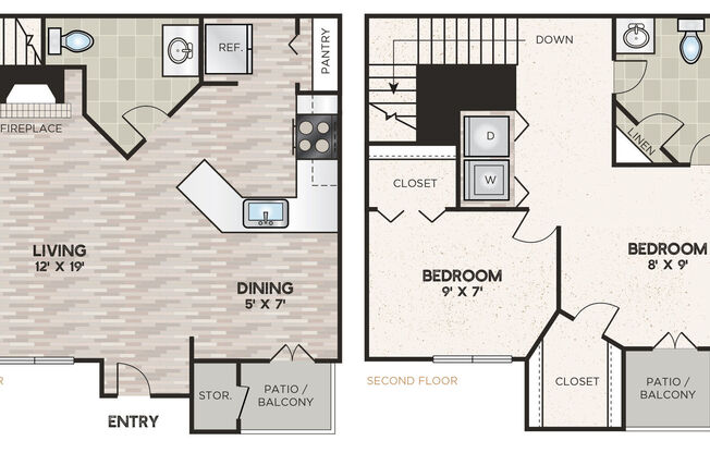 2 beds, 1.5 baths, 910 sqft, $1,448