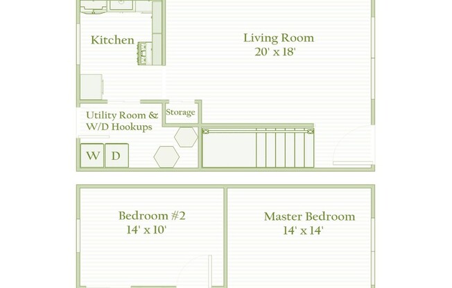 2 beds, 1 bath, 900 sqft, $975, Unit 2331