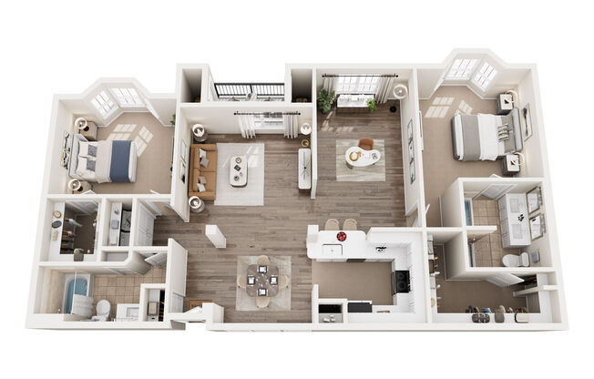 2 beds, 2 baths, 1,680 sqft, $1,949
