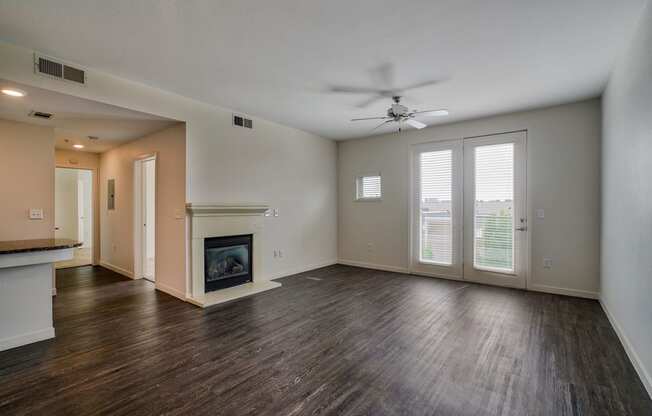 Spacious Living Room at The District, Colorado, 80222