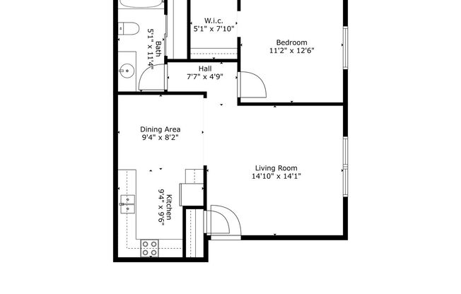 1 bed, 1 bath, 650 sqft, $1,099, Unit 2970 - M4