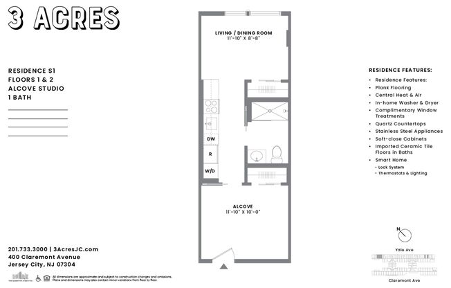 1 bed, 1 bath, 435 sqft, $2,095, Unit 1053
