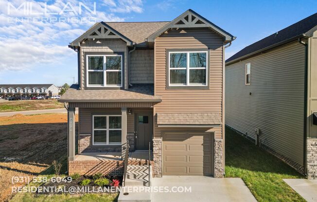 New Construction Modern Home With Open Floor Plan, Whte Cabintery and Primary Bedroom Suite