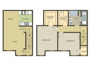 2 beds, 1 bath, 1,037 sqft, $1,130