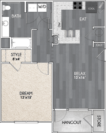 1 bed, 1 bath, 785 sqft, $1,548